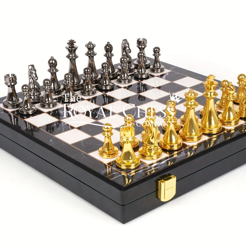 Premium Metal Chess Boards