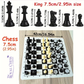 Portable Travel Chess Set with Faux Leather Mat – Family Edition