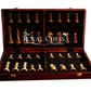 Premium 20" Solid Walnut Chess Set with 4.25" King & 2 Bonus Queens