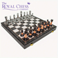 Premium Folding Wooden Chess Set | Imitation Marble & Jade Pieces