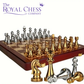 Handmade Wooden Chess Board Set for Adults – Portable & Folding Design