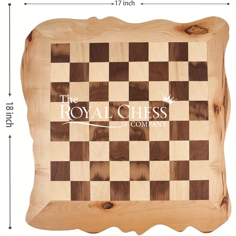 Large Wooden Chess Set with 3.5" King – Gift for Chess Lovers