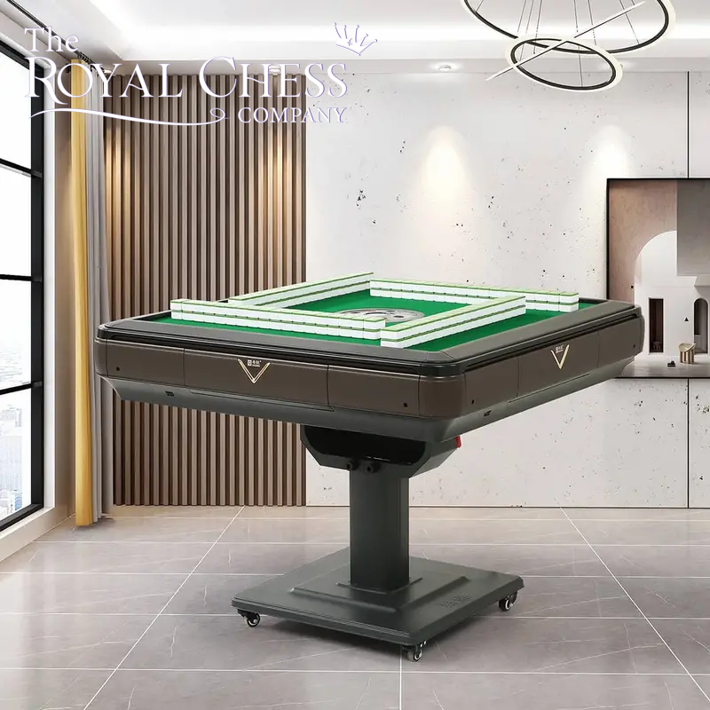 Ultra Thin Folding Automatic Mahjong Table with 2 Tile Sets