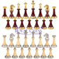 15-Inch Deluxe Wooden Chess Set – Storage Drawer, Extra Queens, Gift