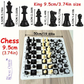 Portable Travel Chess Set with Faux Leather Mat – Family Edition