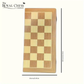 Deluxe Bamboo Chess & Checkers Set